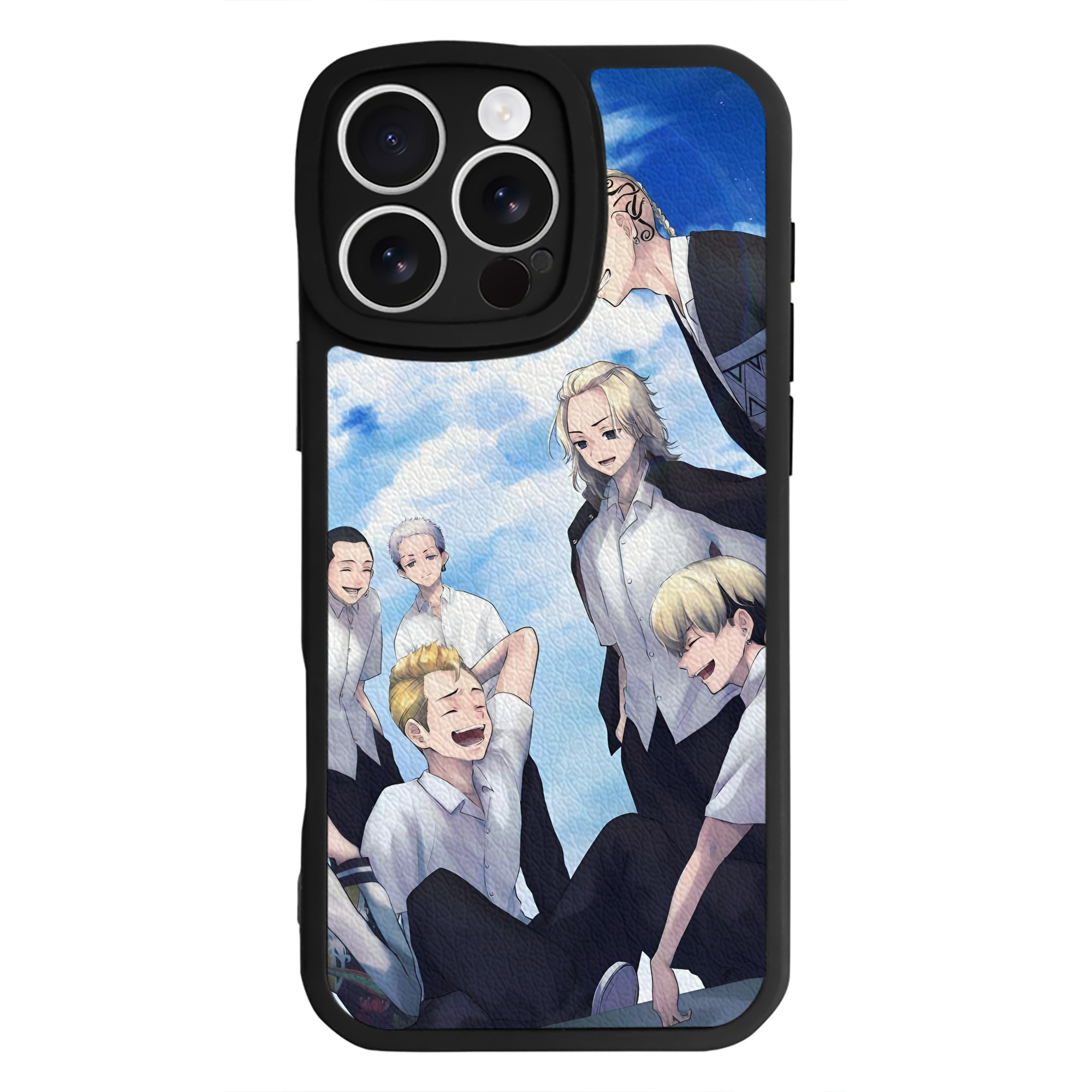 （画像用） 東京リベンジャーズ Tokyo Revengers 【iPhone 16シリーズ対応】シリコンスマホケース（レザー調） 材質：シリコン
